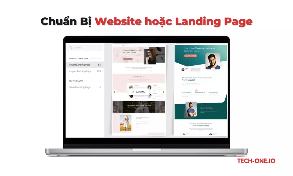 Chuẩn Bị Website hoặc Landing Page