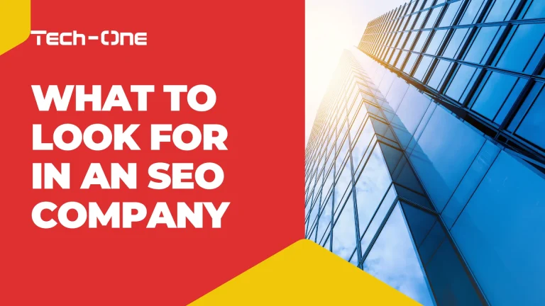 Key Considerations What To Look For In An SEO Company