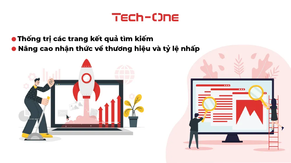 Thống trị các trang kết quả tìm kiếm