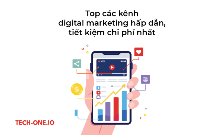 các kênh digital marketing hấp dẫn, tiết kiệm chi phí nhất