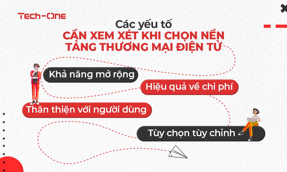 Các yếu tố cần xem xét khi chọn nền tảng thương mại điện tử